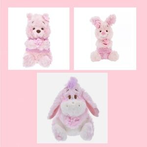 2025 Winnie the Pooh Sakura Disney Japan Plush complete unopened set